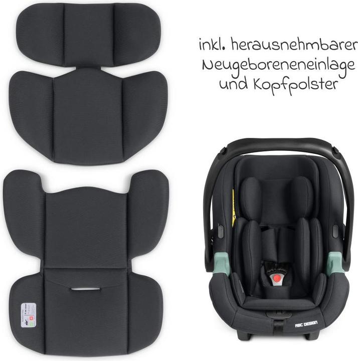 Actual product image ABC Design ABC Tulip baby car seat i-Size / 0 to approx. 13 kg (Baby car seat, ECE R129/i-Size Standard)