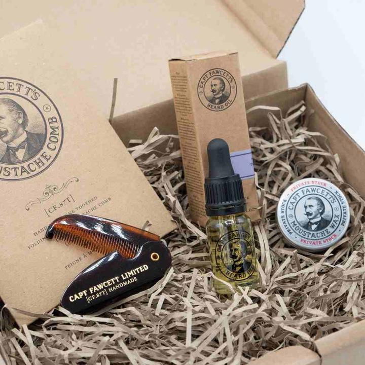 Immagine prodotto Captain Fawcett Set regalo barba e baffi (Set per la cura della barba)