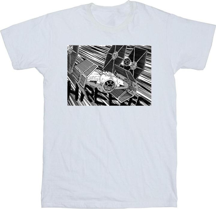 Star Wars Anime Plane TShirt Jungen