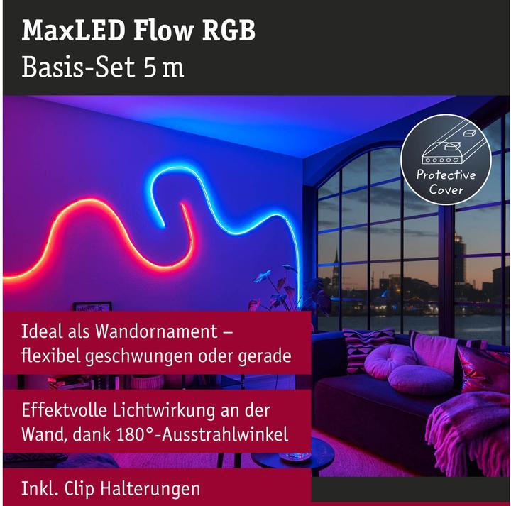 Produktbild Paulmann MaxLED Flow Stripe Set (Mehrfarbig, 550 cm, Indoor)