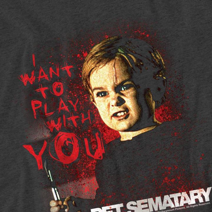 Produktbild Pet Sematary I Want To Play TShirt (M)