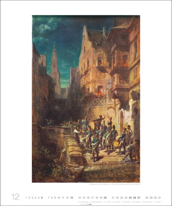 Produktbild Carl Spitzweg Edition Kalender 2026 (46 x 55 cm, Deutsch)