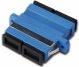 Image du produit Digitus Coupleur Duplex SC / SC Couleur bleu Manchon en céramique de zircone Boîtier en plastique monomode (S/UTP, CAT6, 0.16 m)