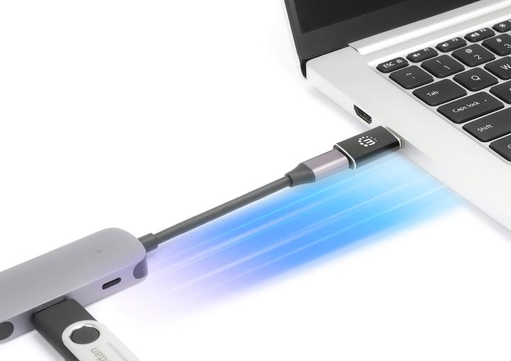 Produktbild Manhattan USB A – USB C Adapter (USB-A, USB Typ-C, 3.70 cm)