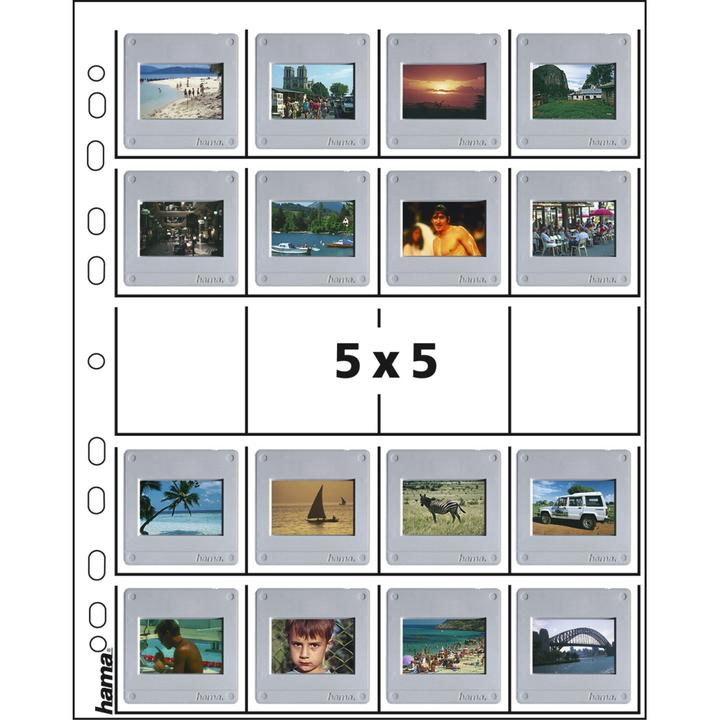 Actual product image Hama Slide sleeves format 5x5cm 12 pieces (Case)