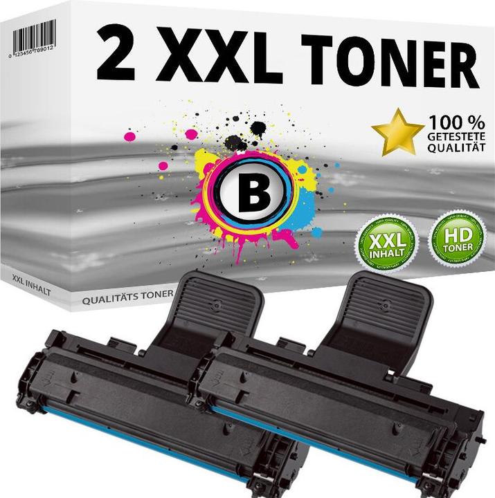 Produktbild Druckfuxx 2x Alternativ Samsung TONER für ML-2020 2510 2520 2570G 2571N SCX-4521