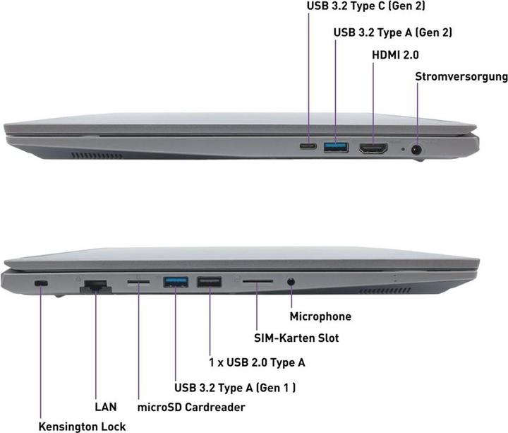 Image du produit Terra MOBILE 1717R i7-1355U W11P - ordinateur portable - Core i7 (17.30", Intel Core i7-1355U, 16 Go, 1000 Go, DE)