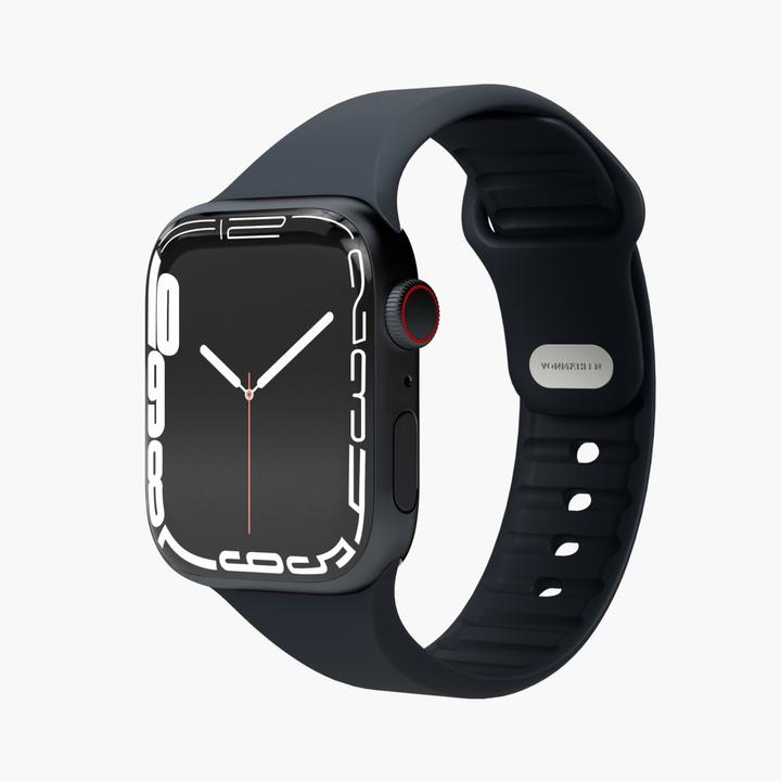 Actual product image Vonmählen Classic 2 silicone wristband for Apple Watch 38 40 41 mm dark blue (Silicone)