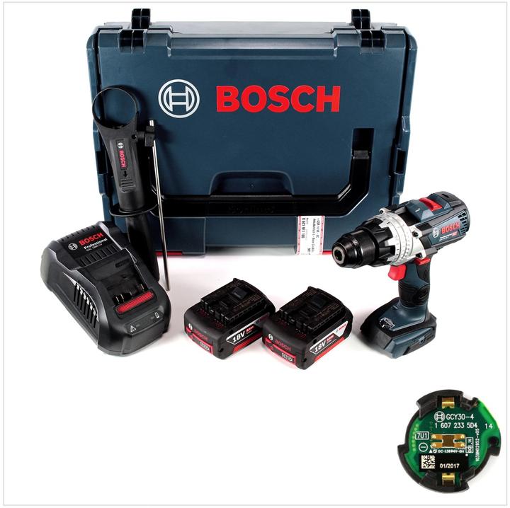 Actual product image Bosch Professional GSR 18V-85 C incl. Bluetooth module and 2 batteries (Rechargeable battery operated)