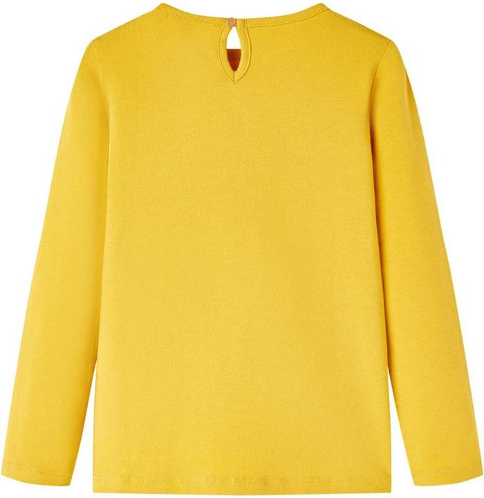 Immagine prodotto VidaXL Camicia da bambino a maniche lunghe ocra 140,Materiale: 95 % cotone. 5 (140)