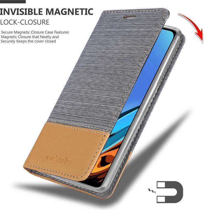 Produktbild Cadorabo Jeans Book Hülle (Xiaomi Poco M3, Xiaomi Redmi 9T)