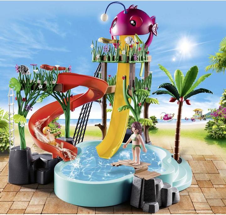 Image du produit Playmobil Aqua Park avec toboggans (70609, Playmobil Family Fun)