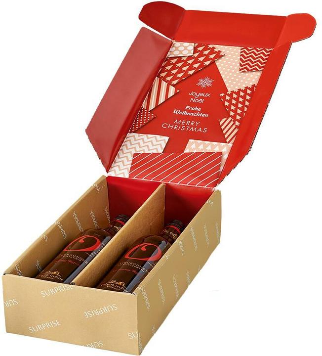 Produktbild Brieger Geschenkbox für 3 Flaschen Surprise Weihnachten (Geschenkbox, 1 x)