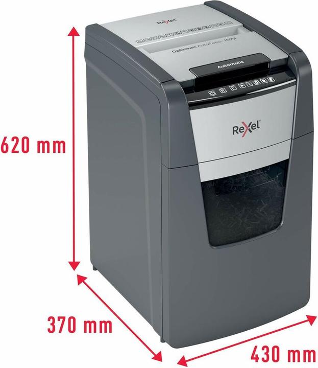 Image du produit Rexel Destructeur de documents Optimum AutoFeed+ 150M Micro cut 2 x 15 mm 44 l Nombre de feuilles (max.) (Micro-coupe)