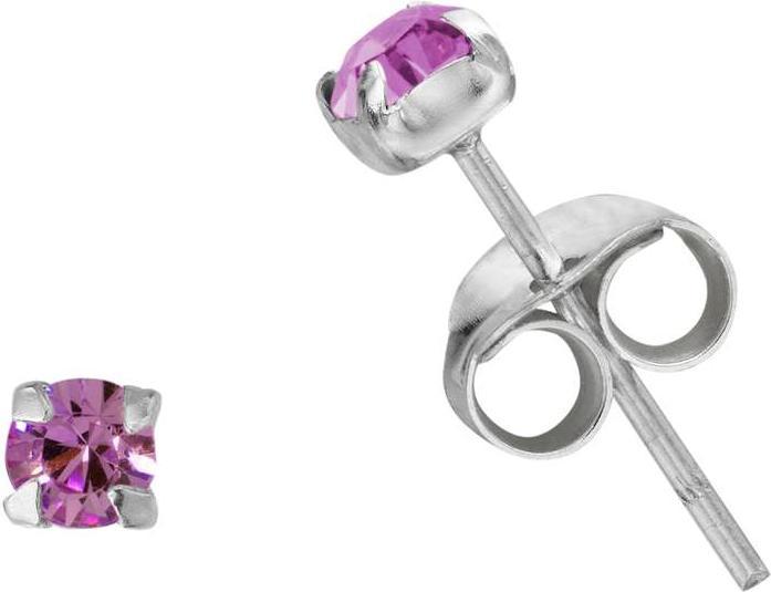 Actual product image Bijouteria Ear studs (Silver 925, Crystal)