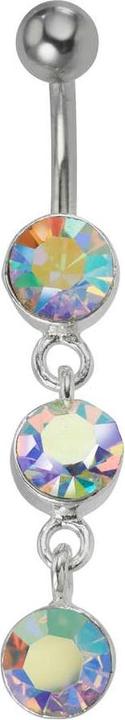 Bijouteria Bauchpiercing (Edelstahl, Silber 925, Kristall)