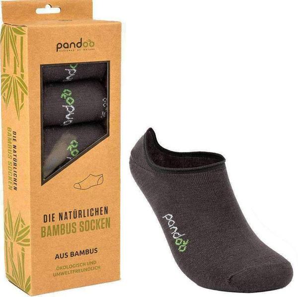 Actual product image Pandoo Bamboo booties, 6 pieces, 39-42, grey (pack of 6, 39 - 42)