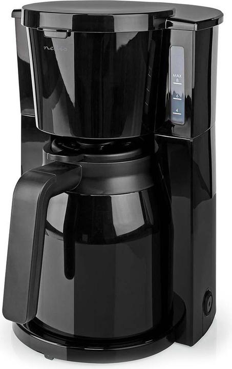 Actual product image Nedis Coffee Maker Maximum capacity: 1.0 l Number of cups at once: 8 Black