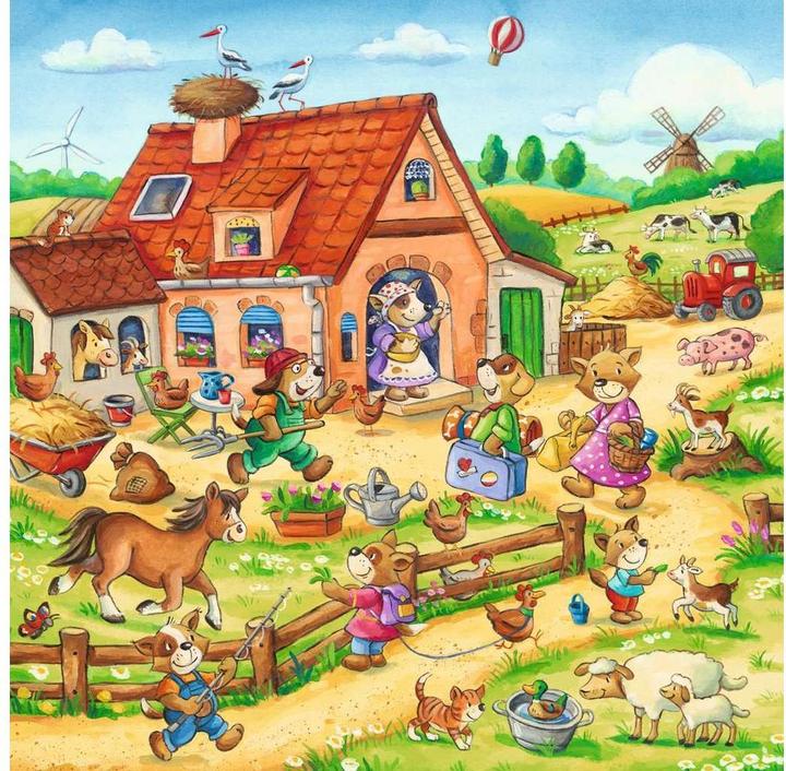 Actual product image Ravensburger Holidays in the countryside (49 pieces)