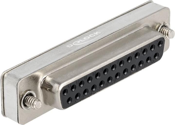Actual product image Delock RS-232/422/485 loopback adapter with DB25 socket (0.01 m)