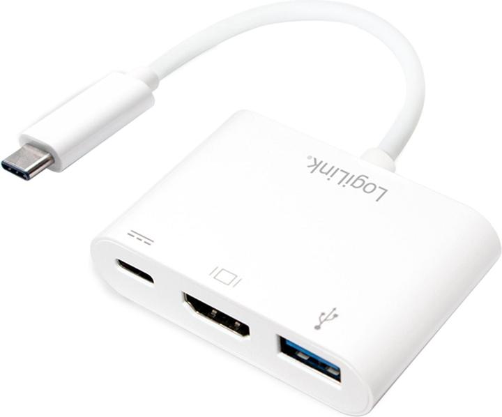 Produktbild LogiLink USB Typ-C zu (HDMI, USB Typ-C, USB 3.0, 5.91 cm)