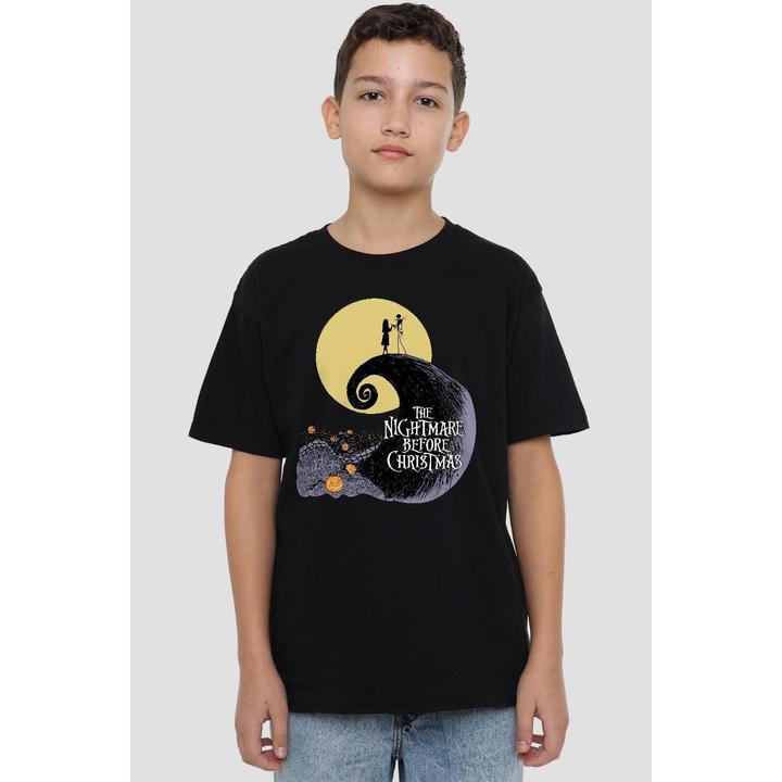 Immagine prodotto The Nightmare Before Christmas Maglietta Silhouette Lunare Bambini (128)