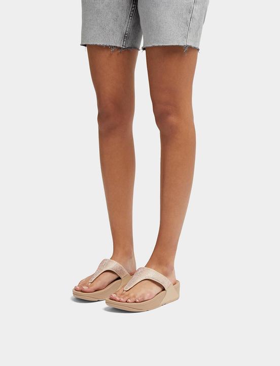 Produktbild Fitflop Lulu Crystal Embellishes Toe Post Sandal (39)