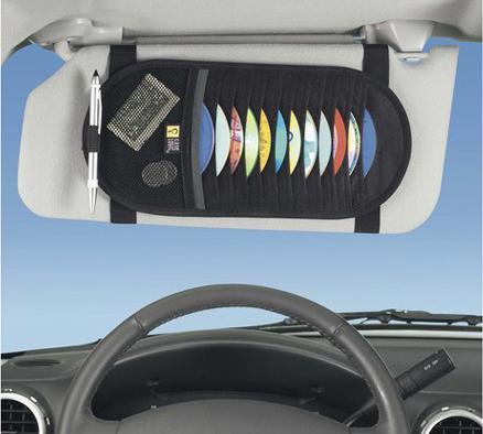 Actual product image Caselogic sun visor CD holder for 16 CDs