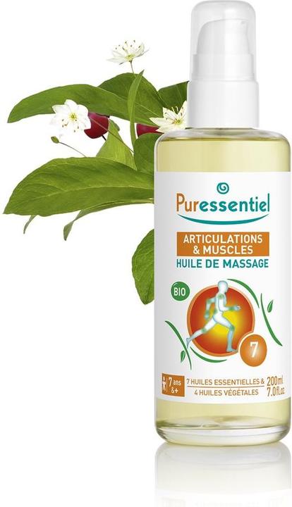 Produktbild Puressentiel Massageöl Muskelanstrengung Bio (200ml) (200 ml)