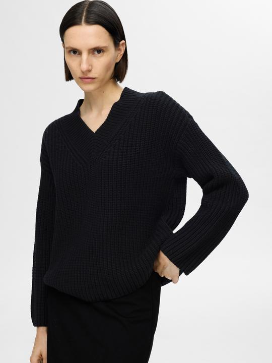 Image du produit Selected Femme Pull en tricot col V (XS)