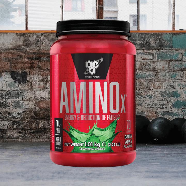 Actual product image BSN Amino X (Green apple, 1 pcs., 1015 g)