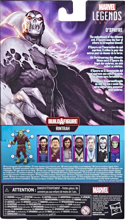 Produktbild Hasbro Legends Series D’Spayre Action Sammelfigur (15 cm) Marvel Cinematic Universe, 2 Accessoires u
