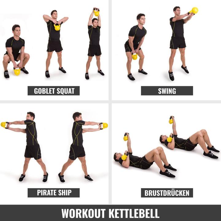 Produktbild Gorilla Sports Kettlebell (2 x 2 kg)