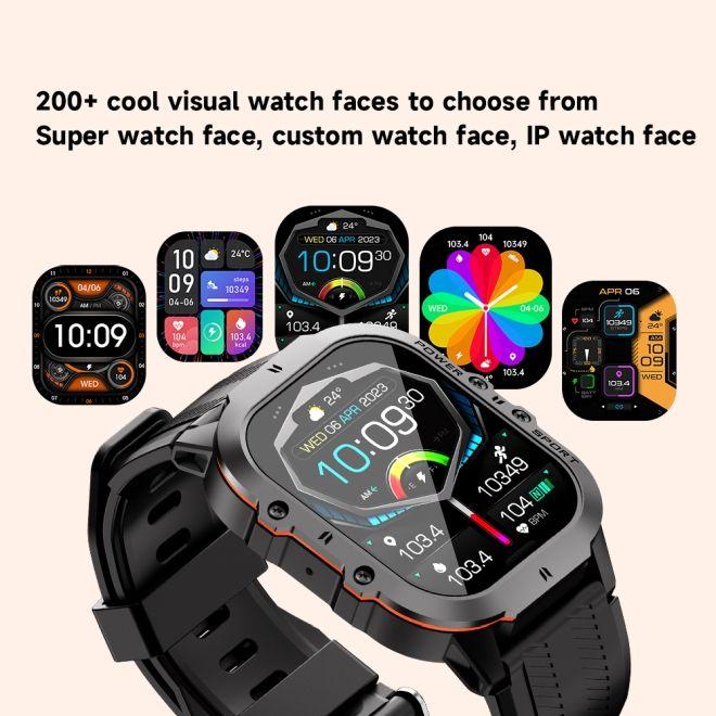 Produktbild Mu Sport Outdoor Smart Watch 1.96" AMOLED Bluetooth Call