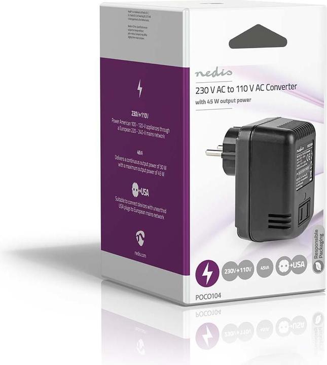 Actual product image Nedis Converter
