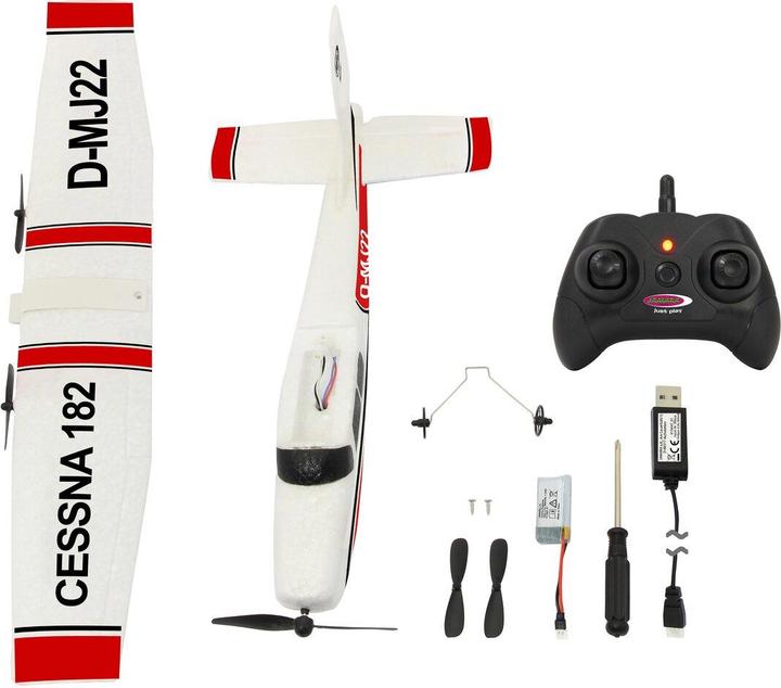 Image du produit Jamara Cessna 182 avion 2,4GHz Gyro 2CH (Multi moteur)