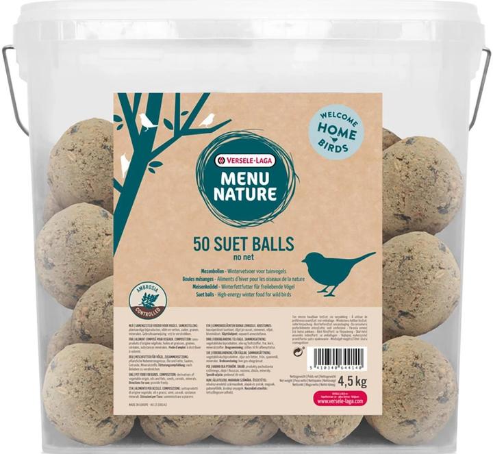Versele Laga Bird Food Tit Dumplings without Net, 50 x 90 g (1 x, 4.50 kg)