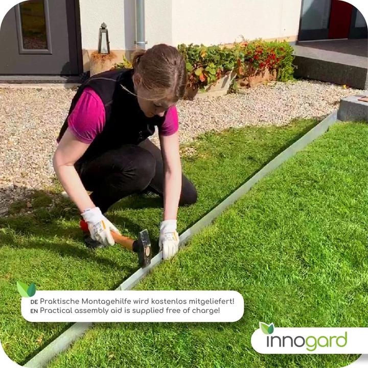 Produktbild Innogard Rasenkantenband Galvalume AZ® 25 x 0,1 cm - 10 m Länge (1000 cm)