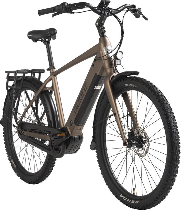 Produktbild Adore E-Citybike 28" Alu Cityfahrrad CX-290 Mittelmotor 60NM / 15Ah Bronze matt (44 cm)