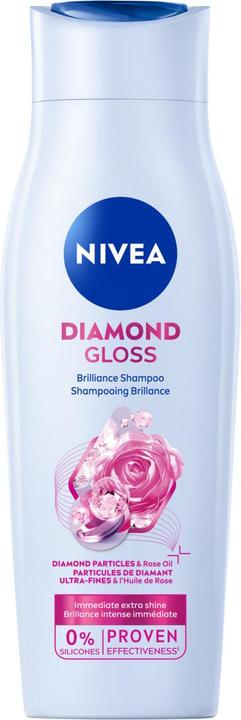 Produktbild NIVEA Diamond Gloss Shampoo Fl 250 ml (250 ml, Flüssiges Shampoo)