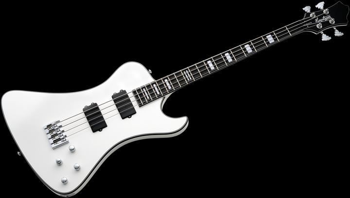 Produktbild Hagstrom E-Bass, Nekromant 4, White Gloss (E-Gitarre, Mahagoni)