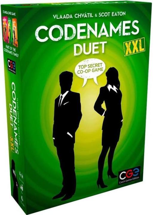 Produktbild Czech games edition CGED0047 - Codenames Duett XXL - Karten-/ Quizspiel, 2 Spieler, ab 11 Jahren (DE-Ausgabe) (Deutsch)