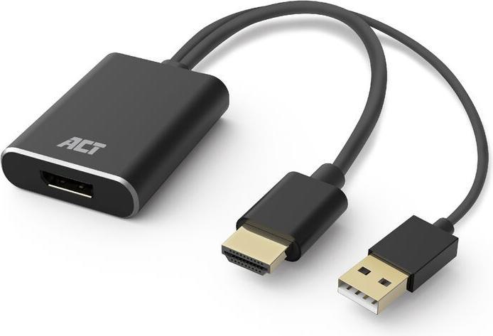 Produktbild HDMI to DisplayPort adapter, 4K@60Hz (HDMI, 24 cm)