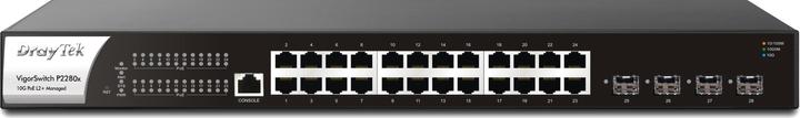 Image du produit Draytek VigorSwitch P2280X : 24 ports PoE (28 Ports)