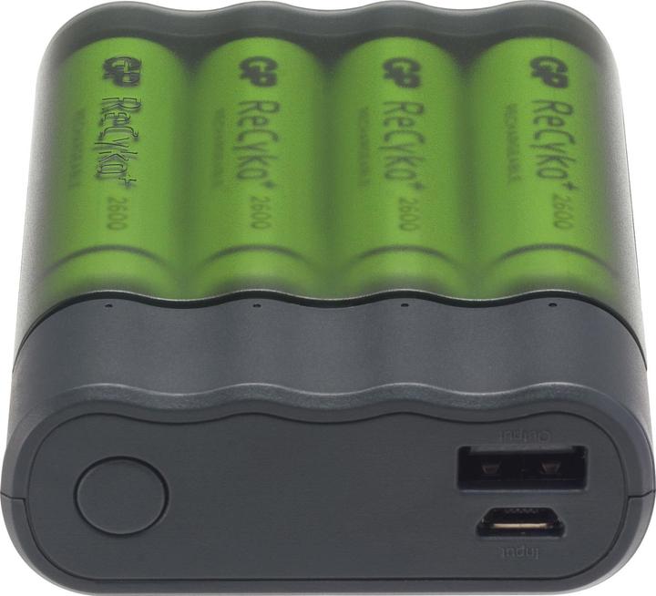 Actual product image GP Batteries CHARGE AnyWay 3in1 Charger & Powerbank (2600 mAh, 12.50 Wh)