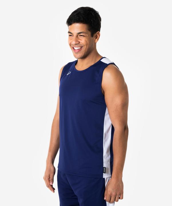 Actual product image Kipsta Damen/Herren Basketball Trikot ärmellos - Tank 100 marineblau (XL)