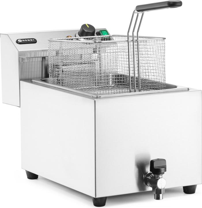 Produktbild Hendi Fritteuse mit Ablasshahn 10 l 400V 6600W