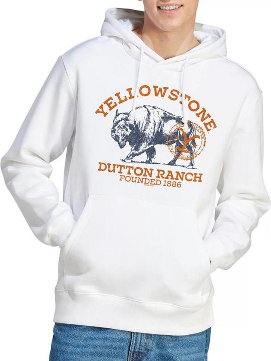 Immagine prodotto Yellowstone Dutton Ranch Felpa con Cappuccio Buffalo Uomo (L)
