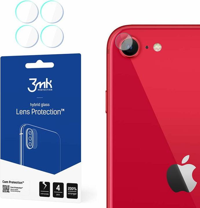 Image du produit 3MK hybrid glass Lens Protection for iPhone SE 2020 (1 pièce(s), Apple iPhone SE (2ème génération), Apple iPhone SE (3ème génération))