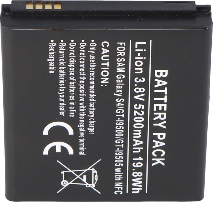 Image du produit Samsung Akku Galaxy S4 Hochleistungsakku mit 5200mAh NFC und Zusatzdeckel